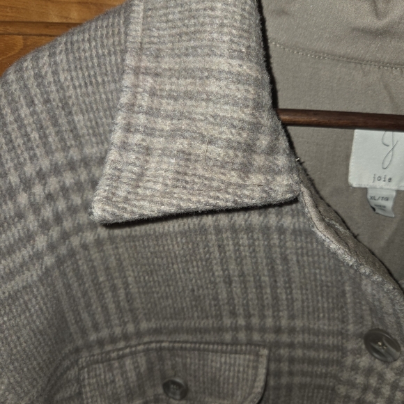 Joie Plaid Soft Shacket, XL - Picture 6 of 7